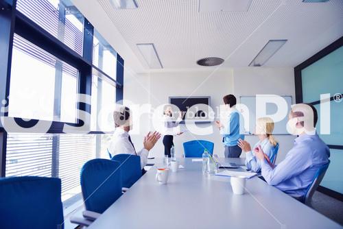 Business People In A Meeting At Office